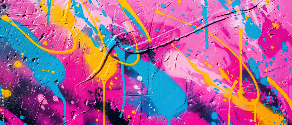 Closeup of abstract rough colorful art painting with different colors, colorful acryl art painting, seeping colors, texture Closeup of abstract rough colorful art painting with different colors, colorful acryl art painting, seeping colors, texture