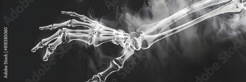 X-ray imaging of Human Hand: The Intricate Mesh of Bones and Joints