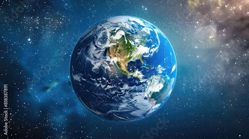 Global Harmony  Earth as a Symbol of Unity and Prosperity