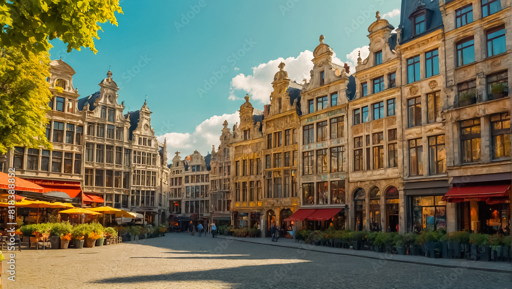 Obraz premium Beautiful Brussels Belgium