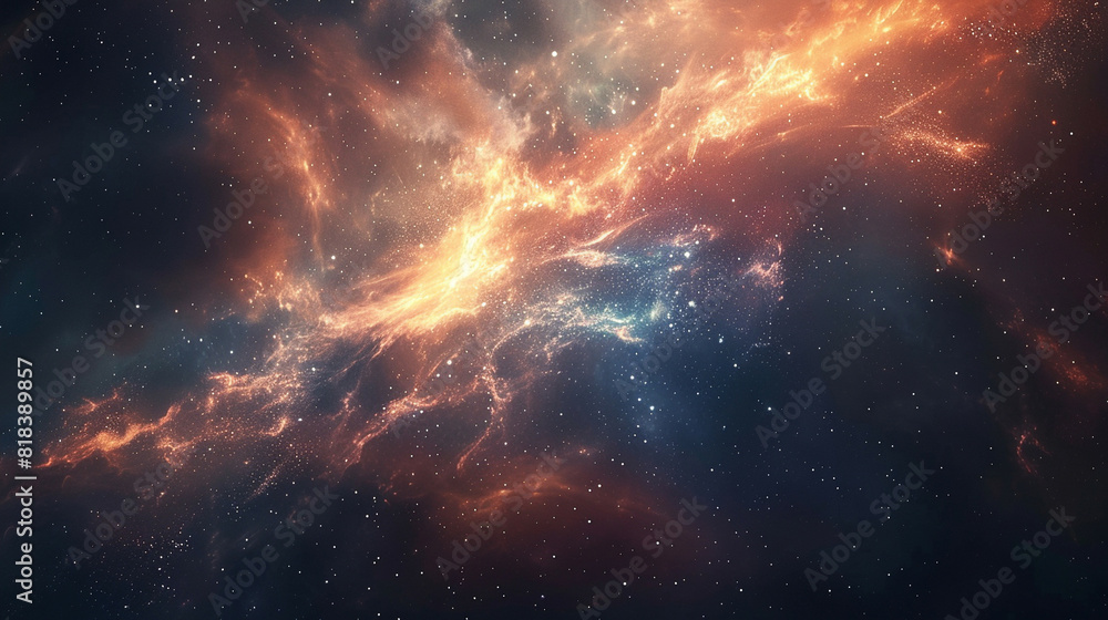 Cluster of Stars and Nebula Capturing the Enigmatic Beauty of the Cosmos in Stunning Detail Cluster of Stars and Nebula Capturing the Enigmatic Beauty of the Cosmos in Stunning Detail