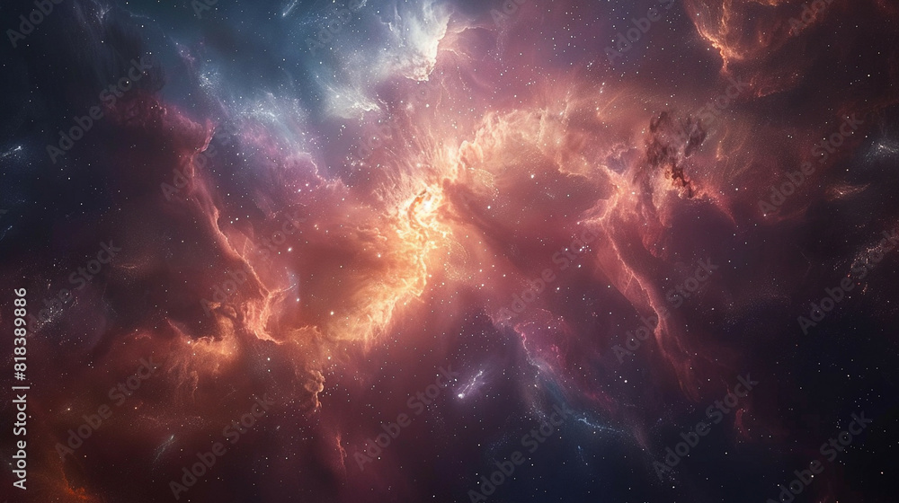 Cluster of Stars and Nebula Capturing the Enigmatic Beauty of the Cosmos in Stunning Detail Cluster of Stars and Nebula Capturing the Enigmatic Beauty of the Cosmos in Stunning Detail