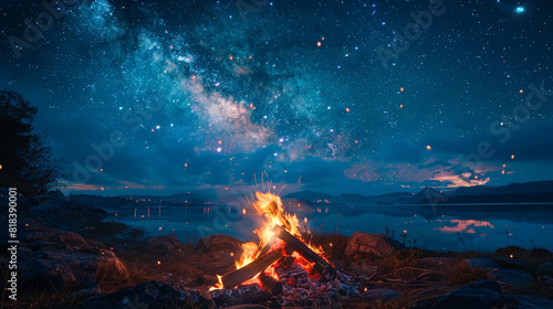 Spectacular Starry Sky Capturing the Magnificent Beauty of the Cosmos in Stunning Detail