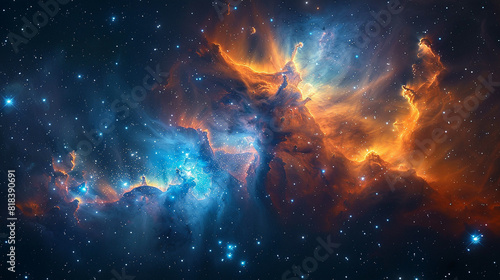 Stars Nebula in Space Capturing the Awe-Inspiring Beauty of the Cosmos in Stunning Detail