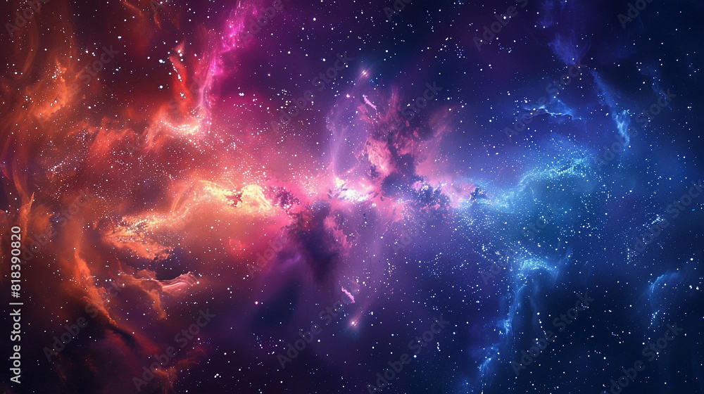 Stars Nebula in Space Capturing the Awe-Inspiring Beauty of the Cosmos in Stunning Detail