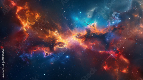 Stars Nebula in Space Capturing the Awe-Inspiring Beauty of the Cosmos in Stunning Detail