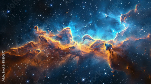 Stars Nebula in Space Capturing the Awe-Inspiring Beauty of the Cosmos in Stunning Detail