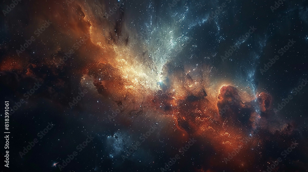 Universe with Stars, Constellations, and Galaxies Capturing the Vast and Stunning Beauty of the Cosmos