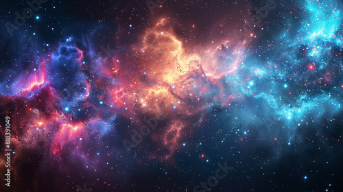 Universe with Stars  Constellations  and Galaxies Capturing the Vast and Stunning Beauty of the Cosmos