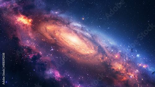 Universe with Stars  Constellations  and Galaxies Capturing the Vast and Stunning Beauty of the Cosmos