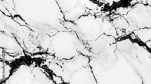 Black and white marble texture. Natural stone pattern.