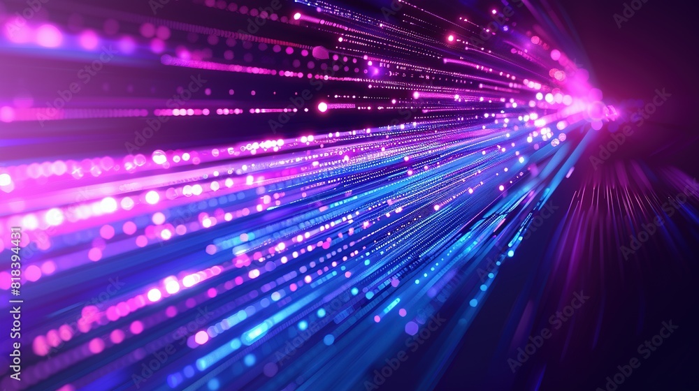 Obraz premium Cyber Tech Motion: Abstract Background of Ultra-Fast Data Transfer