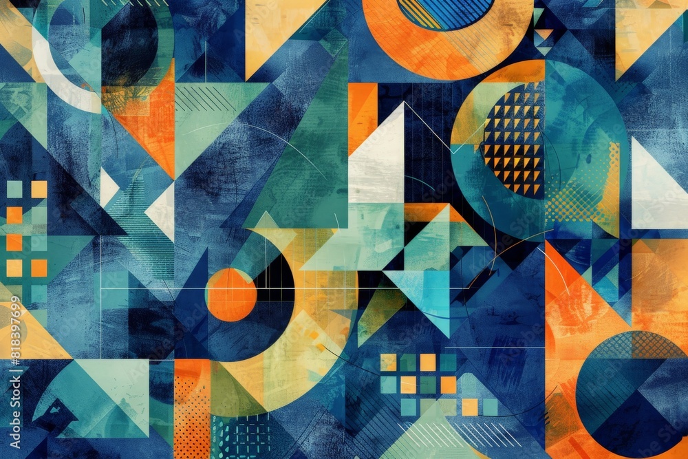 Fototapeta premium Abstract geometric patterns