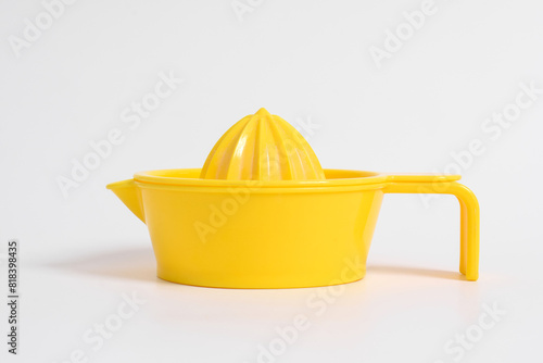 Tableau sur toile Orange juicer isolated on white background