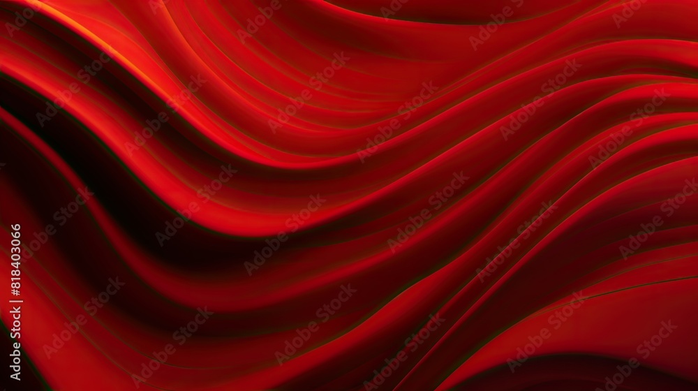 Three dimensional render of wavy pattern. Waves abstract background texture
