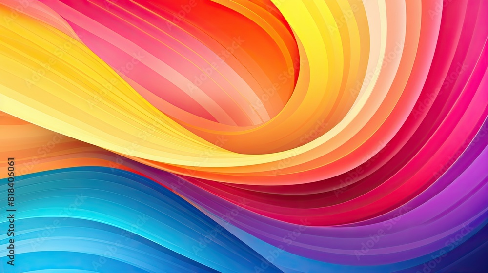 Vibrant swirls of abstract colors in motion Vibrant swirls of abstract colors in motion