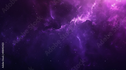 Stunning Purple and Blue Space Filled With Stars