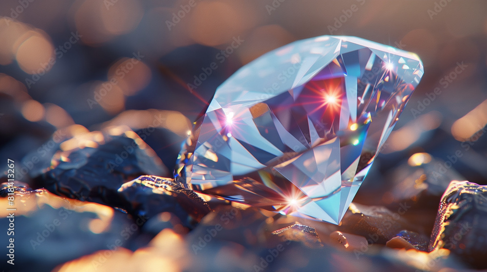 Diamond on Top of Rocks Diamond on Top of Rocks