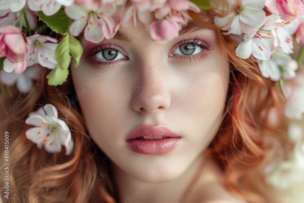 a beautiful girl or woman looking at the camera, shiny/glossy, fashion photography, magazine cover, half body a beautiful girl or woman looking at the camera, shiny/glossy, fashion photography, magazine cover, half body