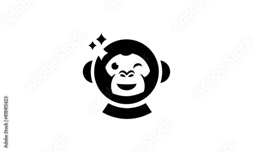 Astro Monkey Logo Design