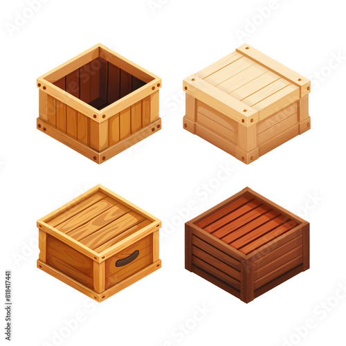 Box collage images. Isolated On Transparent Background © MDQDigital