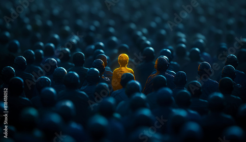 One Yellow Spark in a Blue World: The Power of Standing Out and Being Different