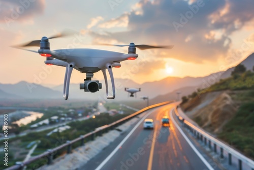 Drone operations in tulip fields emphasize pesticide monitoring and precise agricultural applications, integrating agritech solutions for desert farming and crop management #818419003