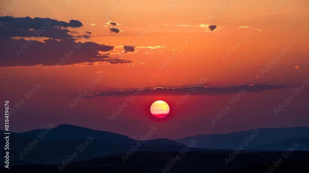 Beautiful sunset sky Beautiful sunset sky