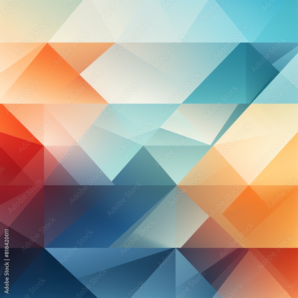 Obraz premium Create a geometric, low poly, abstract background with vibrant colors