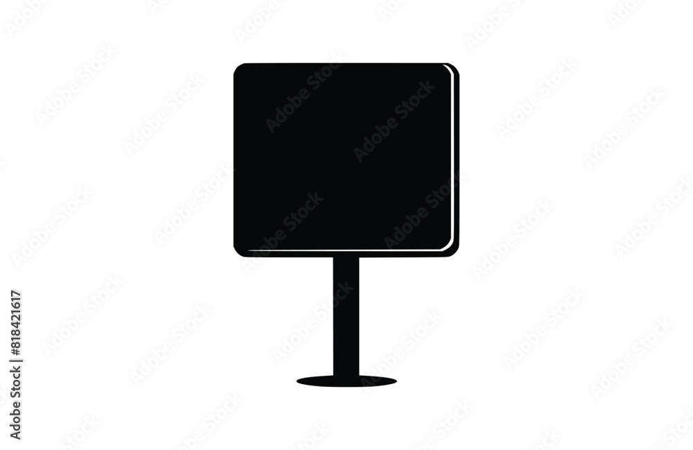 Flat signboard icon symbol vector Illustration. Flat signboard icon symbol vector Illustration.