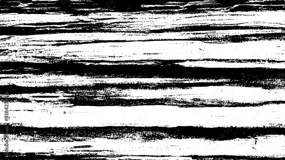 5-14. Tree bark texture effect - illustration. Black and white vector texture with scratch background.	