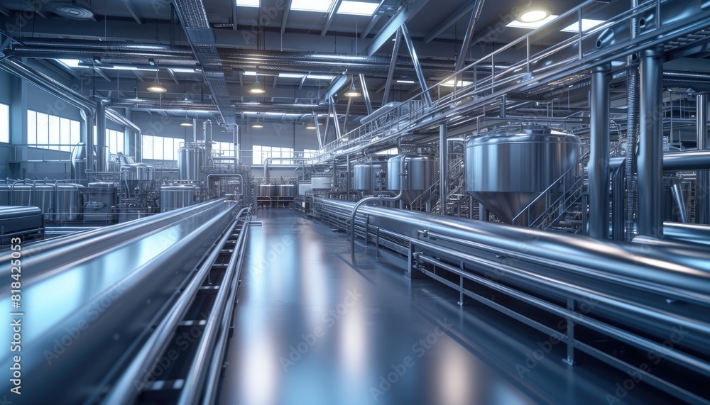 Modern milk processing plant ensuring cleanliness & efficiency for high-quality scale milk production. 🥛✨ #Cleanliness #Efficiency Modern milk processing plant ensuring cleanliness & efficiency for high-quality scale milk production. 🥛✨ #Cleanliness #Efficiency