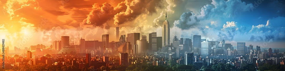 Fototapeta premium global warming concept