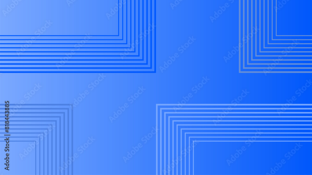 Fototapeta premium Gradient rectangle line background design