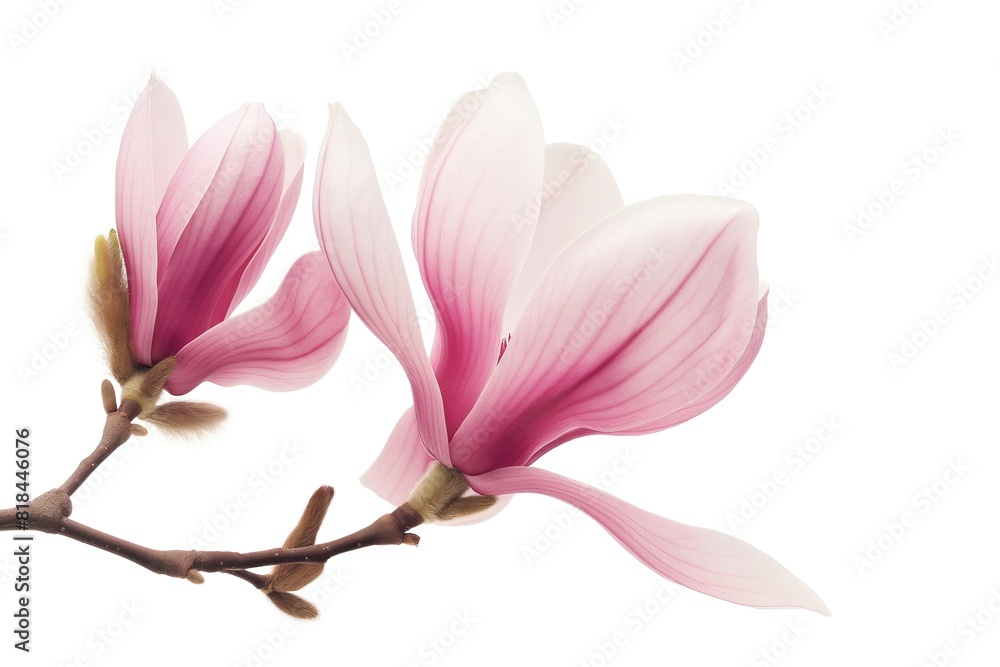 Magnolia flower isolated on white background Magnolia flower isolated on white background