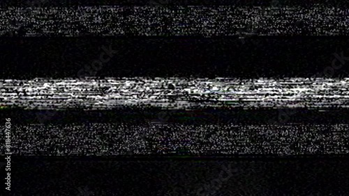Retro VHS Bad Analog CRT TV Static Seamless 4K Video Background Overlay Loop