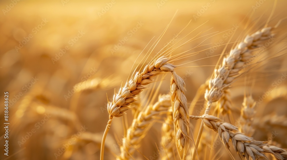 Ear of the wheat on field. Composition of the nature Ear of the wheat on field. Composition of the nature