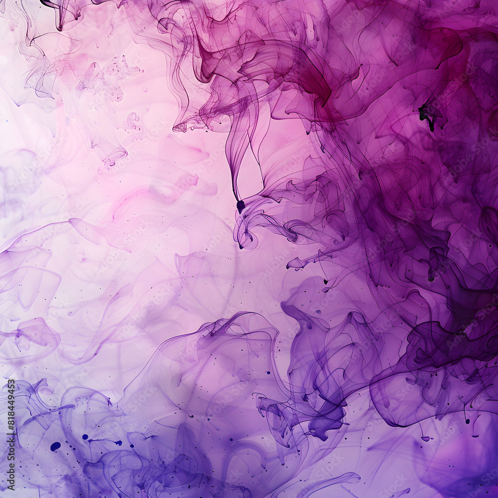 Alcohol ink illustration. Violet Spray Aquarelle. Alcohol Ink Divorce. Colorful Texture.