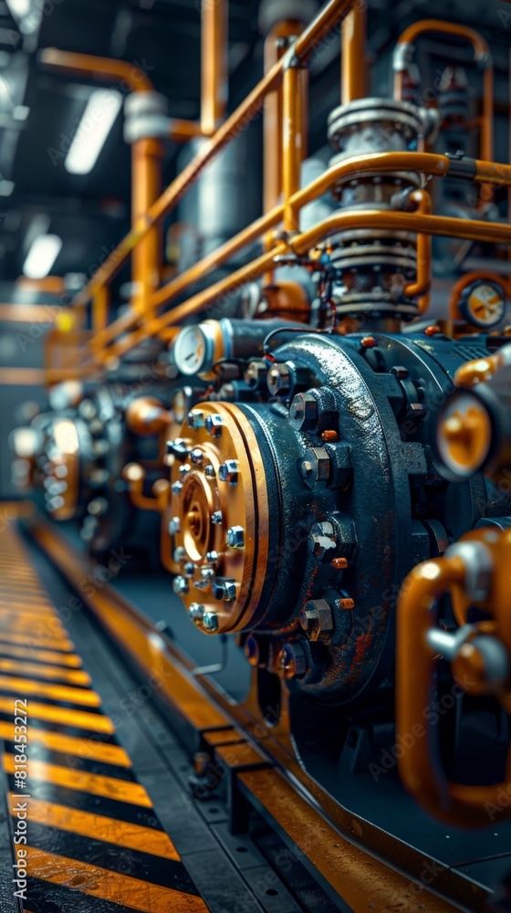 Fototapeta premium Cutting-Edge Solutions for Oil and Gas Compression Challenges