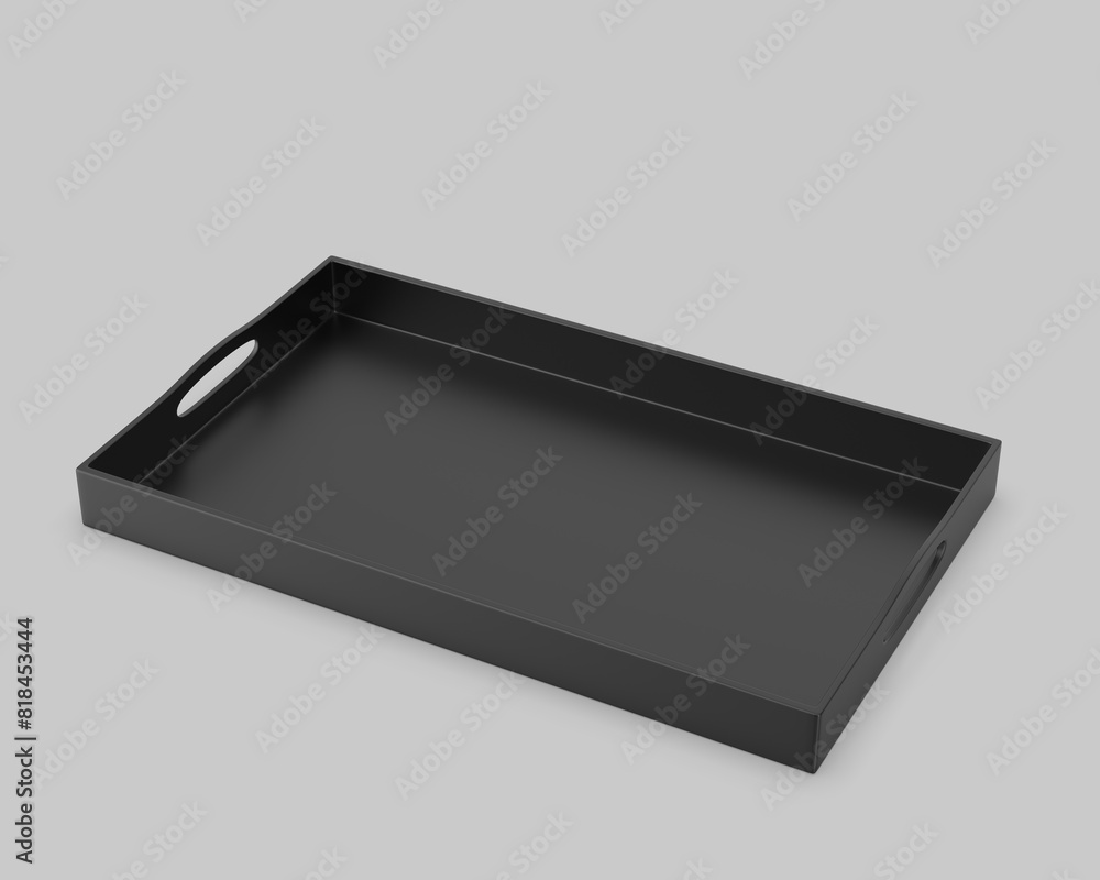 Food And Beer Tray and Bar Serving Tray For Branding, Blank template 3d illustration. Food And Beer Tray and Bar Serving Tray For Branding, Blank template 3d illustration.