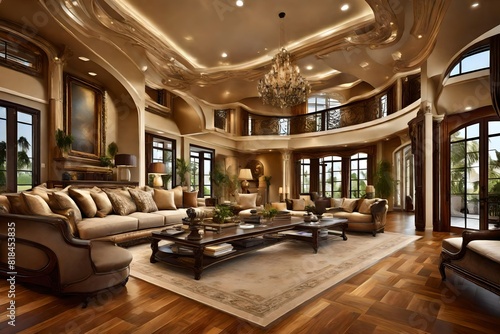 Luxury house interior