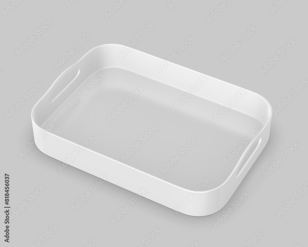 Food And Beer Tray and Bar Serving Tray For Branding, Blank template 3d illustration. Food And Beer Tray and Bar Serving Tray For Branding, Blank template 3d illustration.