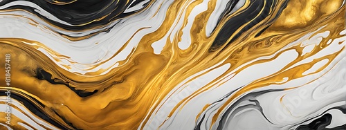  Gold abstract Orange marble background art paint pattern ink texture watercolor white fluid wall. Abstract liquid gold design luxury wallpaper nature black brush oil modern paper splash painting  © Land Stock