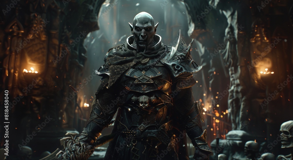 green orc wizard green orc wizard