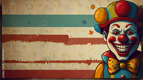 Circus Clown Background