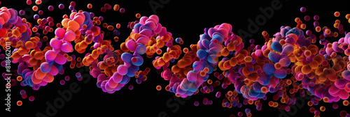 Fantastic images visualising DNA. photo
