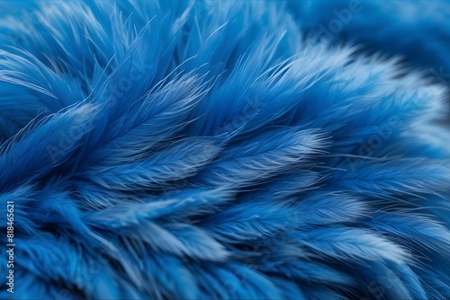 Detailed close up of blue fur texture perfect for backgrounds and textures 