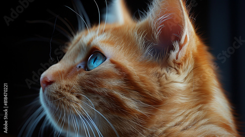  Close-Up Portrait of a Cute British Shorthair Cat? photo