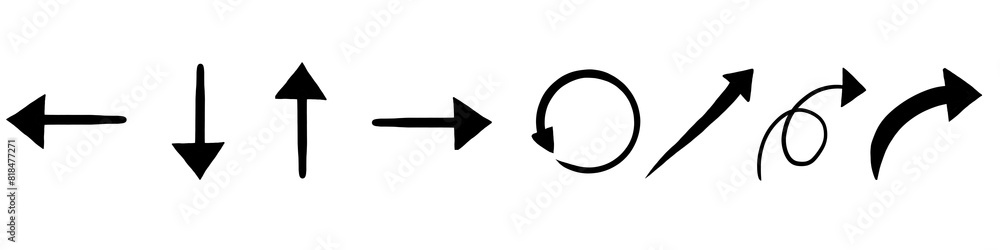 Directional arrows can be used to decorate or indicate a destination Directional arrows can be used to decorate or indicate a destination