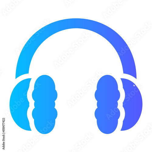 earmuffs Gradient icon